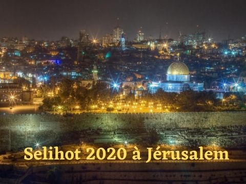 Selihot 2020