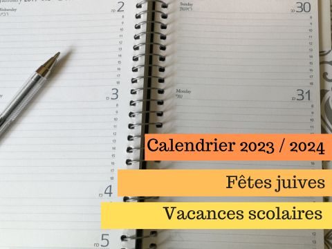 Calendrier 2023 2024
